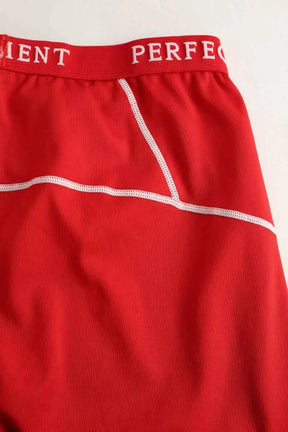 Legging de ski Perfect Moment Rouge en Polyester