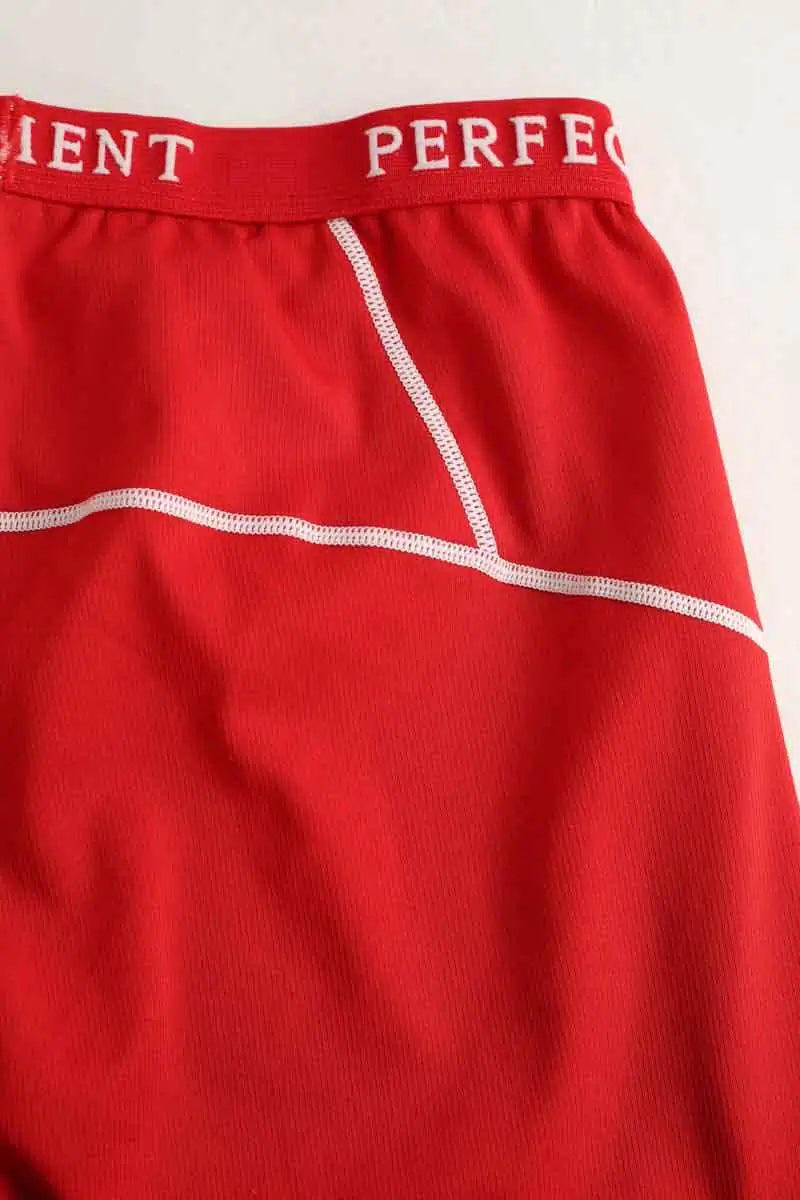 Legging de ski Perfect Moment Rouge en Polyester