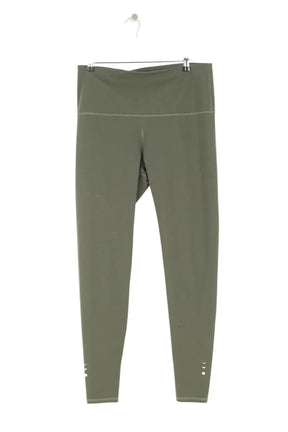Legging Elastique Athletics Kaki en Synthétique, taille L - Seconde Main
