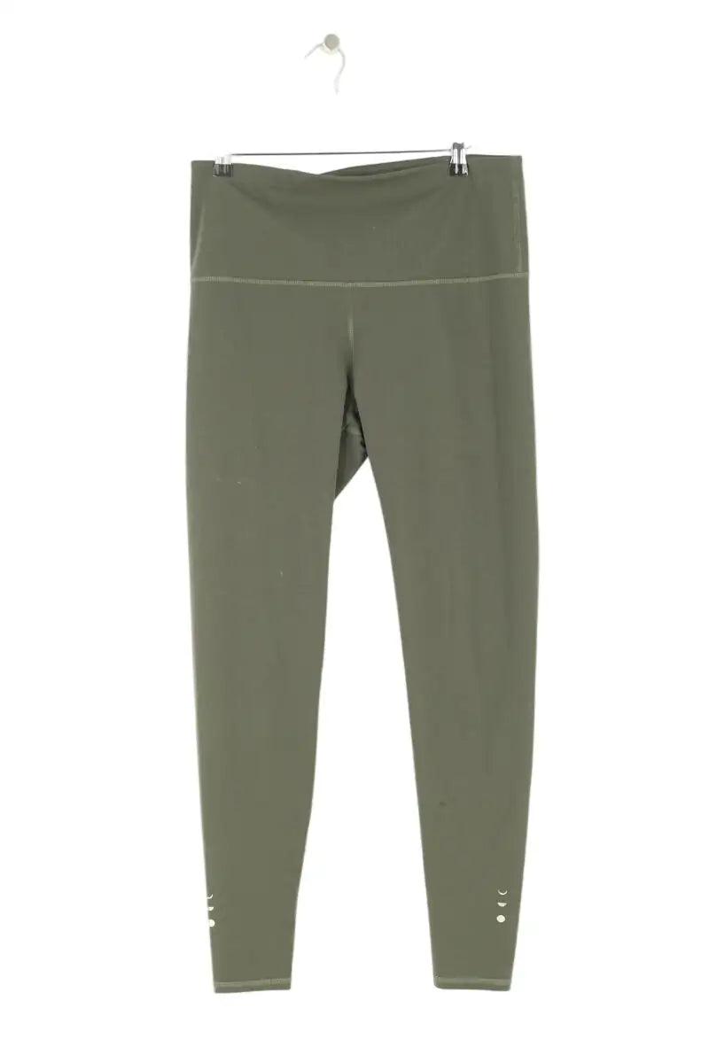 Legging Elastique Athletics Kaki en Synthétique, taille L - Seconde Main