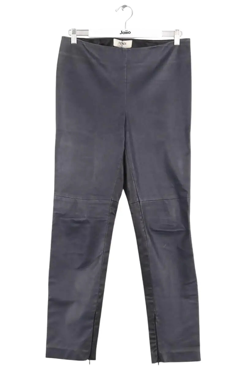 Legging Fendi Noir en Cuir, taille L - Seconde Main