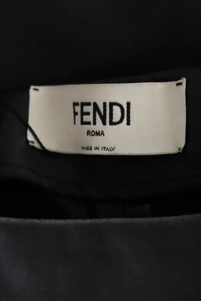 Legging Fendi Noir en Cuir