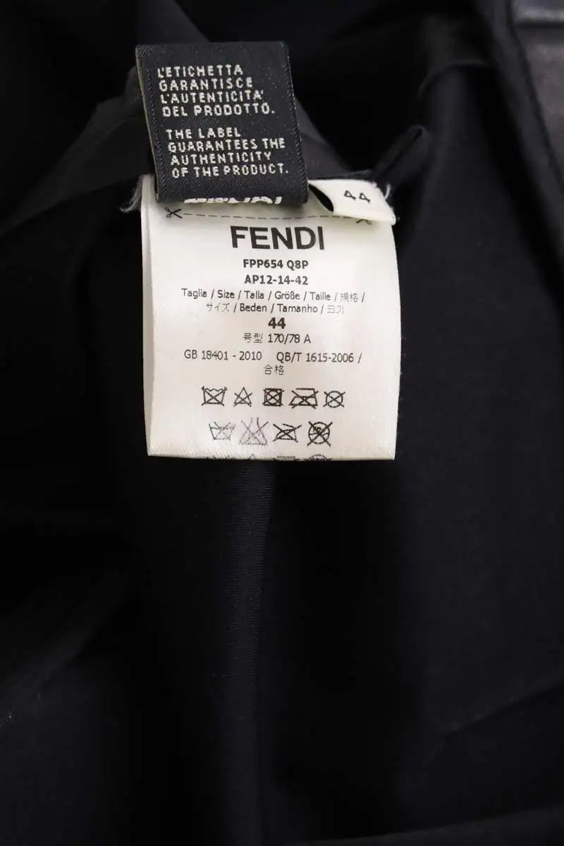 Legging Fendi Noir en Cuir