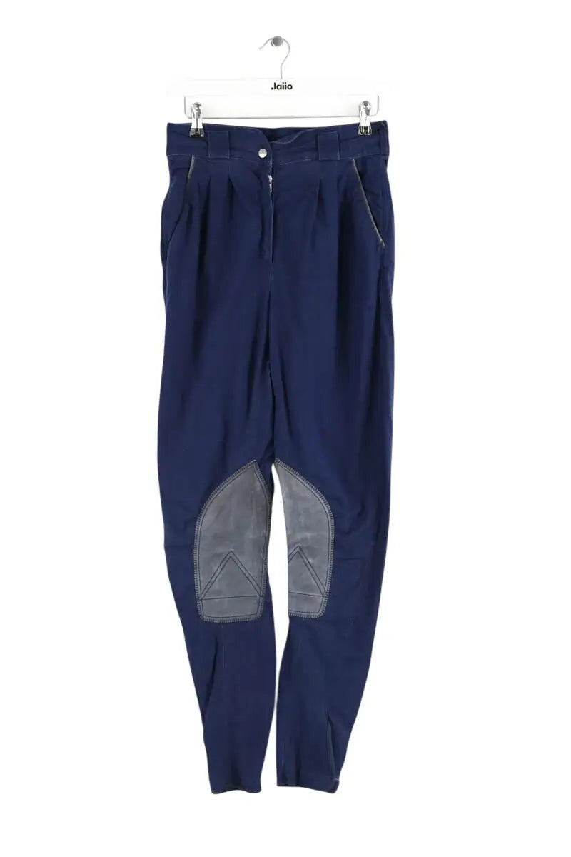 Legging Hermès Bleu en Coton, taille XL - Seconde Main