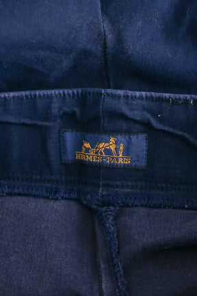 Legging Hermès Bleu en Coton