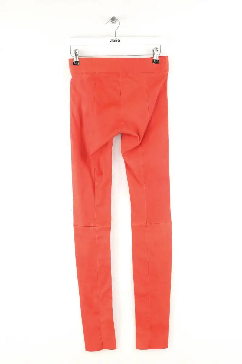 Legging Jay Ahr Rouge en Cuir