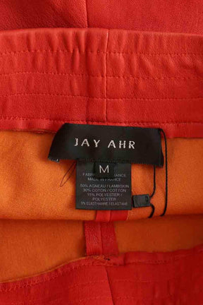 Legging Jay Ahr Rouge en Cuir