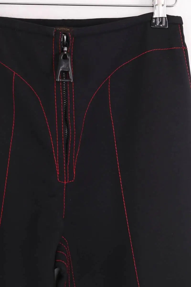 Legging Louis Vuitton Noir en Synthétique