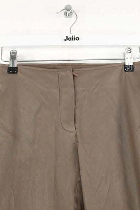 Legging Maison Ullens Marron en Cuir