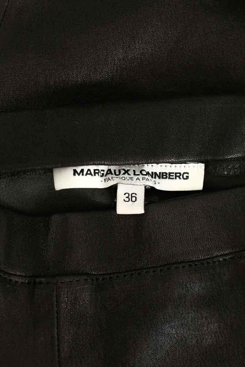 Legging Margaux Lonnberg Noir en Cuir