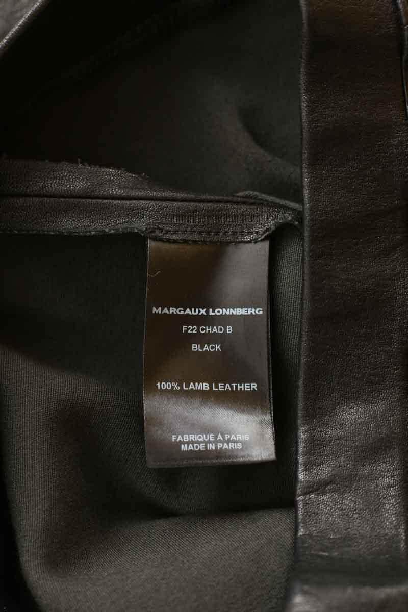 Legging Margaux Lonnberg Noir en Cuir