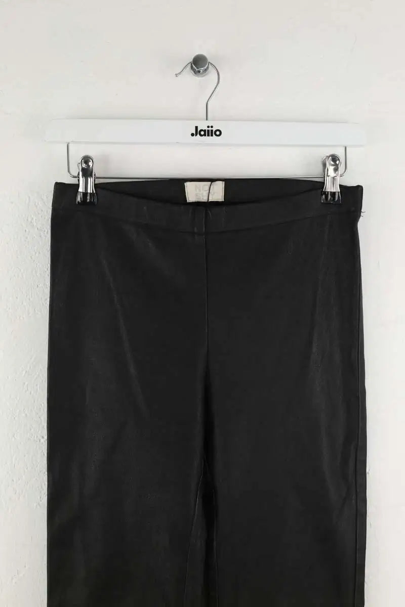 Legging Notshy Noir en Cuir