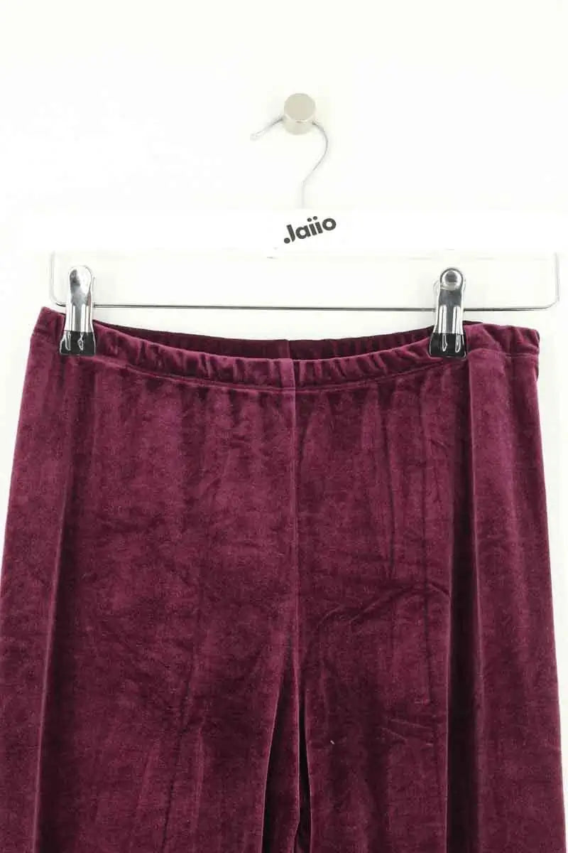 Legging PATTES DE VELOURS Bordeaux en Velours