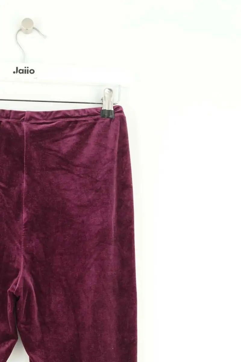 Legging PATTES DE VELOURS Bordeaux en Velours