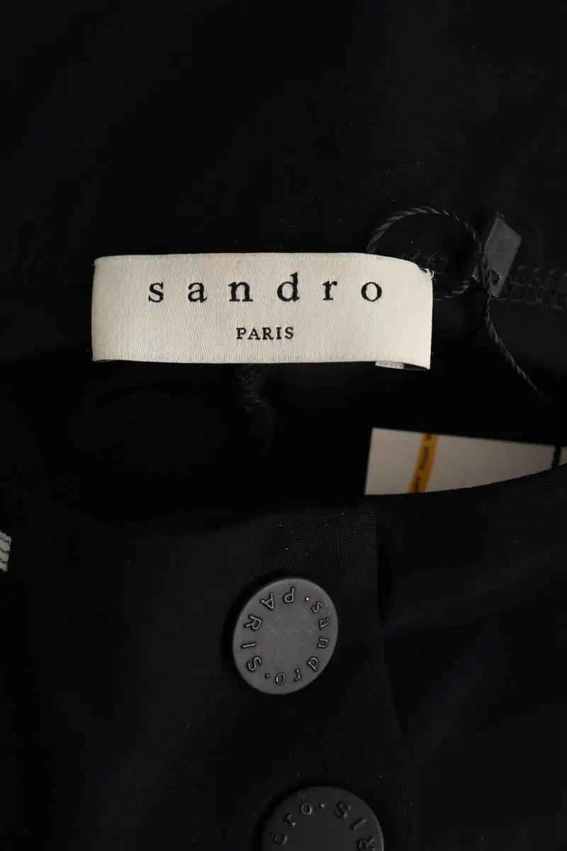 Legging Sandro Noir en Synthétique