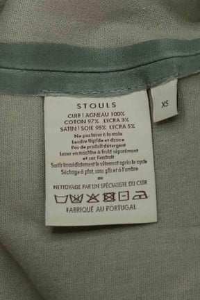 Legging Stouls Gris en Cuir