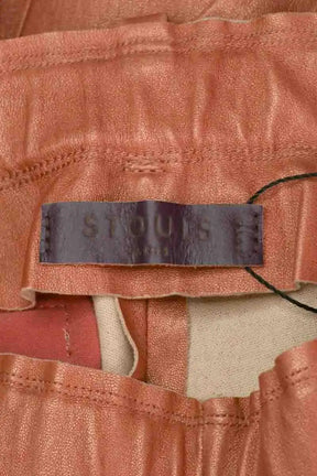 Legging Stouls Rose en Cuir