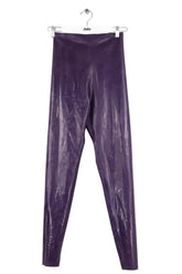 Legging Yves Saint Laurent Violet en Synthétique, taille S - Seconde Main