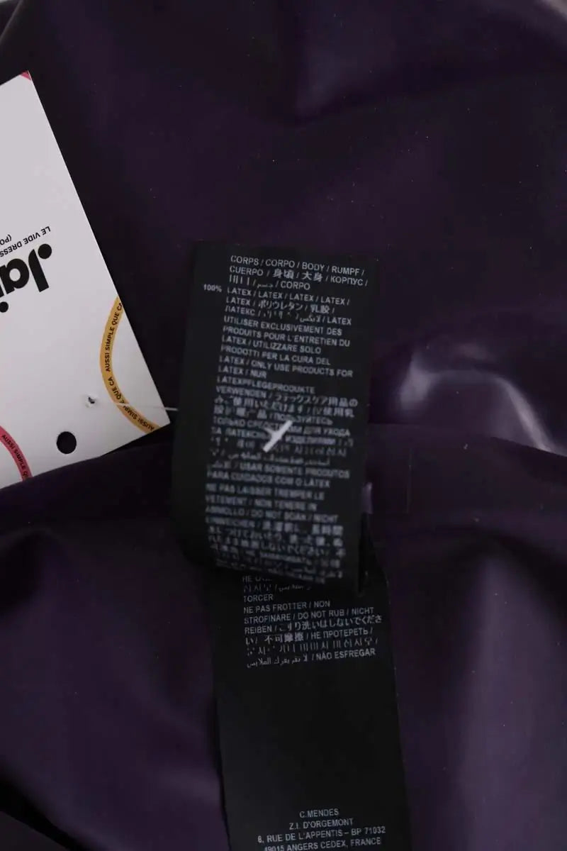 Legging Yves Saint Laurent Violet en Synthétique
