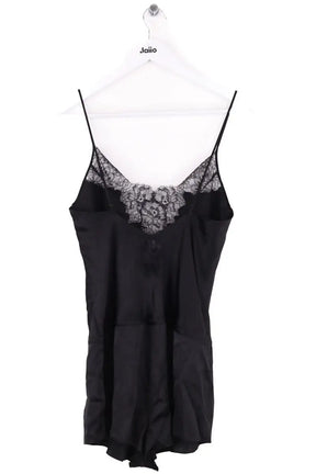 Lingerie Luna Di Seta Noir en Soie