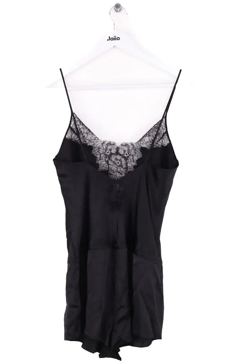 Lingerie Luna Di Seta Noir en Soie