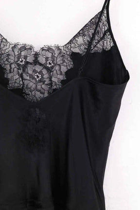 Lingerie Luna Di Seta Noir en Soie