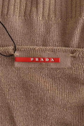 Top Prada Beige en Soie