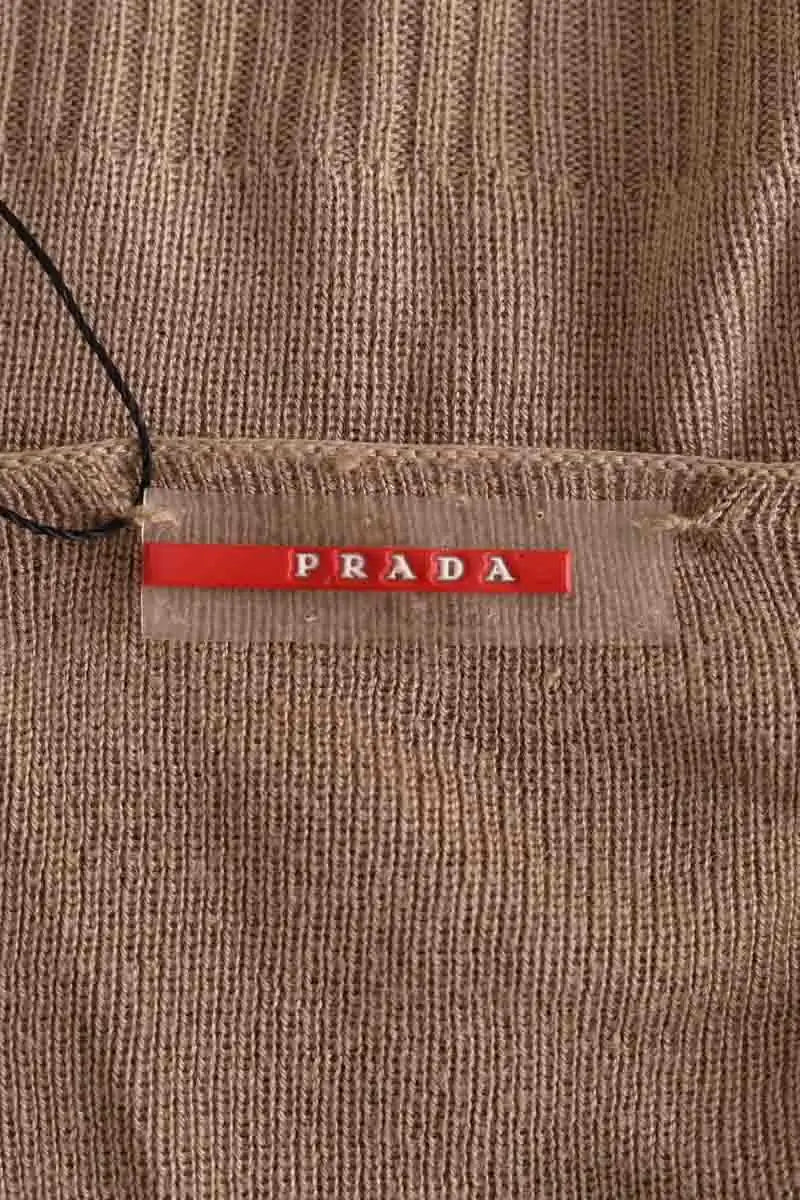 Top Prada Beige en Soie