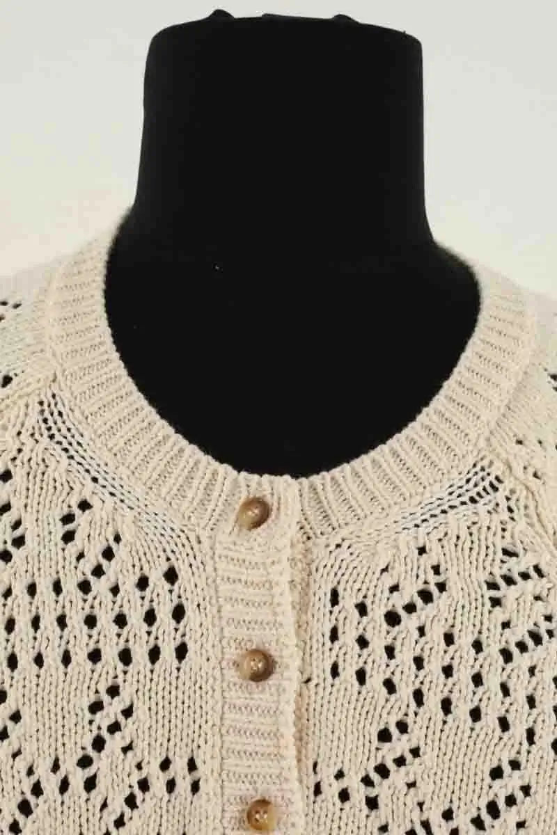 Cardigan Sézane Beige en Laine