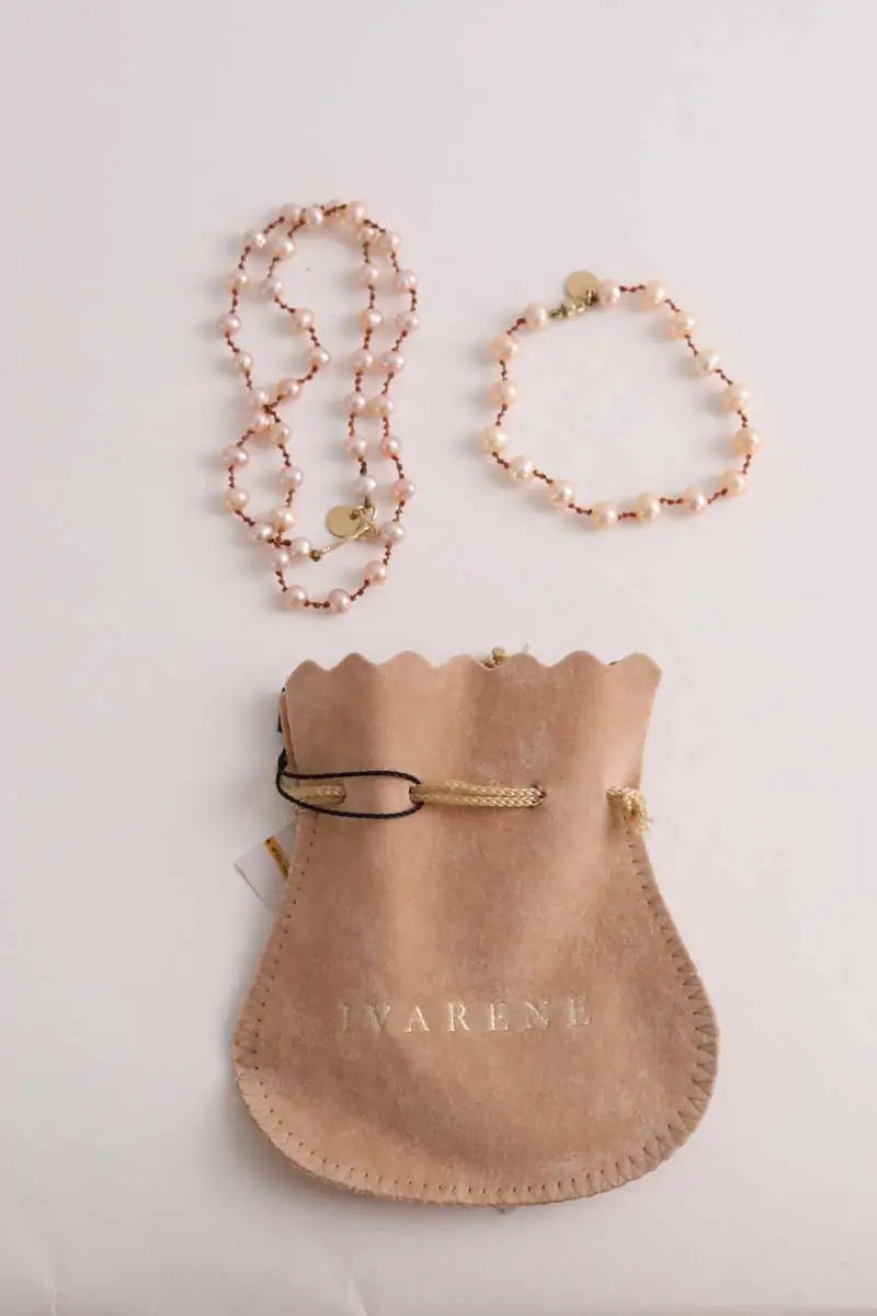 Lot de bijoux IVARENE Bird Ecru en Perle