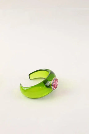 Lot de deux Bracelets Swarovski Dulcis Vert en Cristal