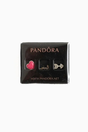 Lot de médaillons Pandora Argent en Acier