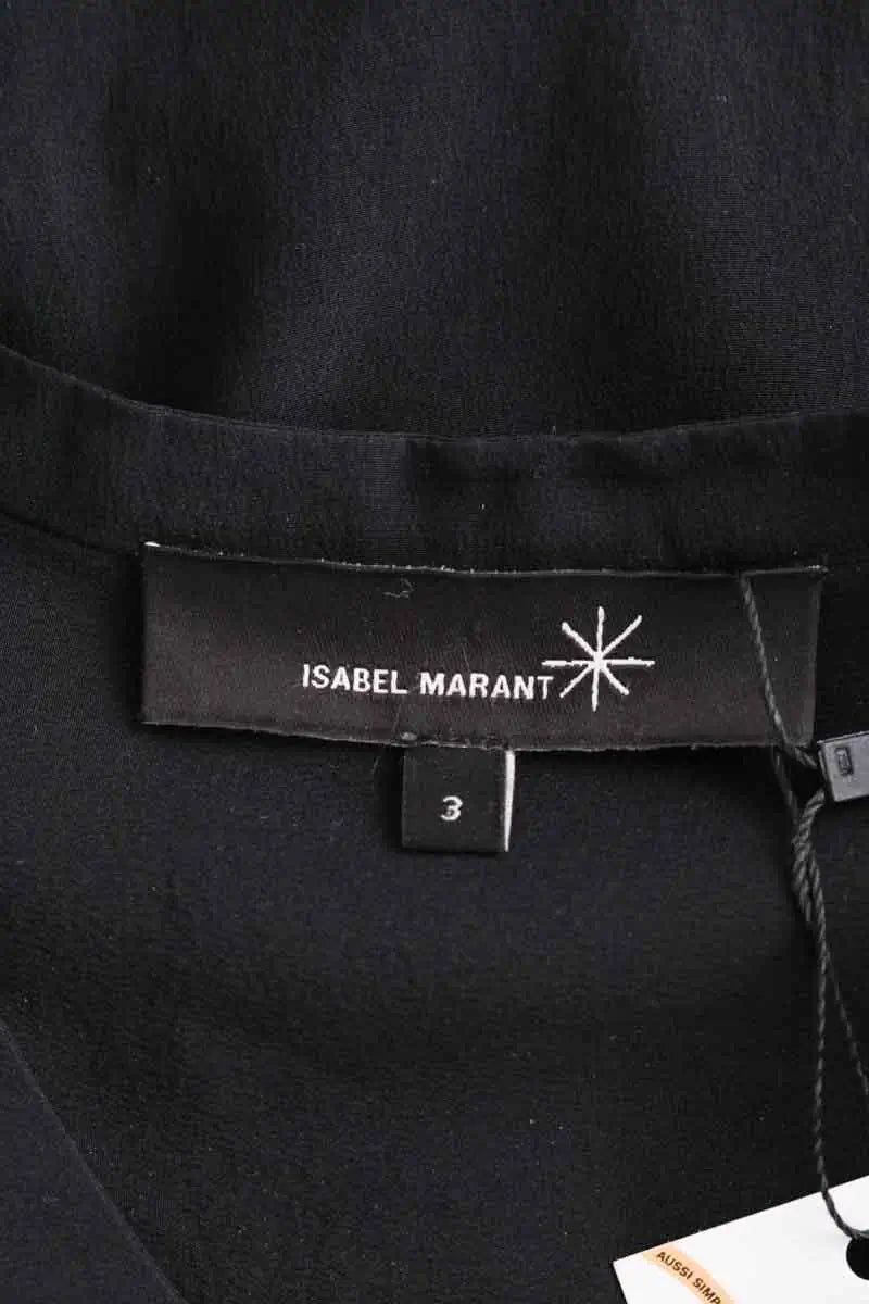 Chemise Isabel Marant Noir en Soie