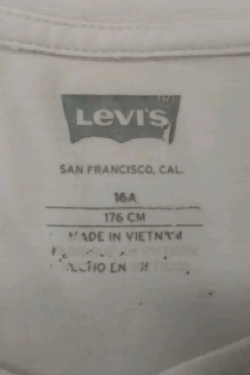 T-shirt Levi's  Blanc