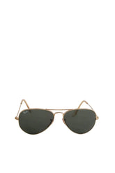 Lunettes d'aviateur Ray-Ban Noir en Métal - Seconde Main