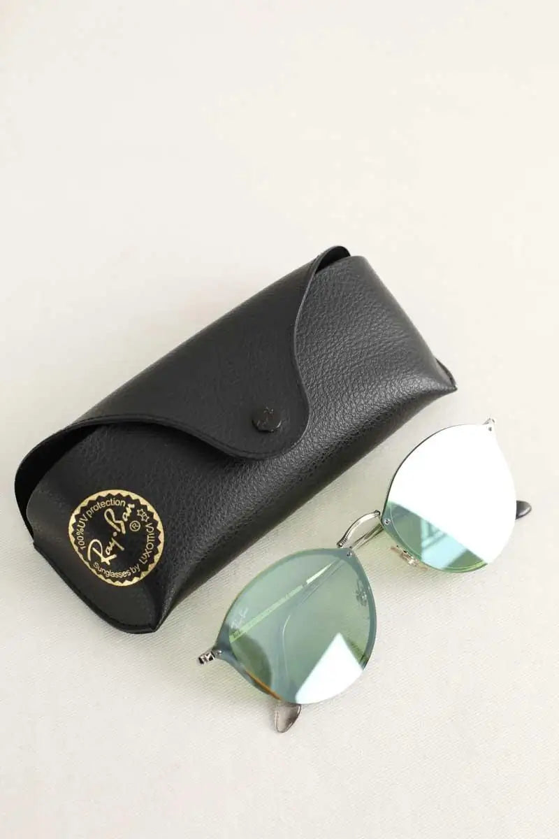 Lunettes d'aviateur Ray-Ban Vert en Plastique