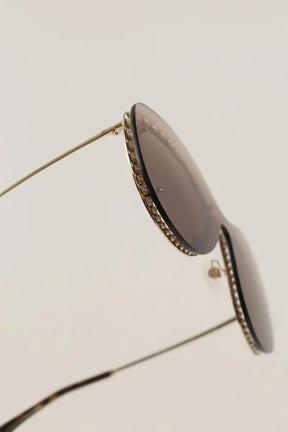 Lunettes de protection Chanel Doré en Plastique