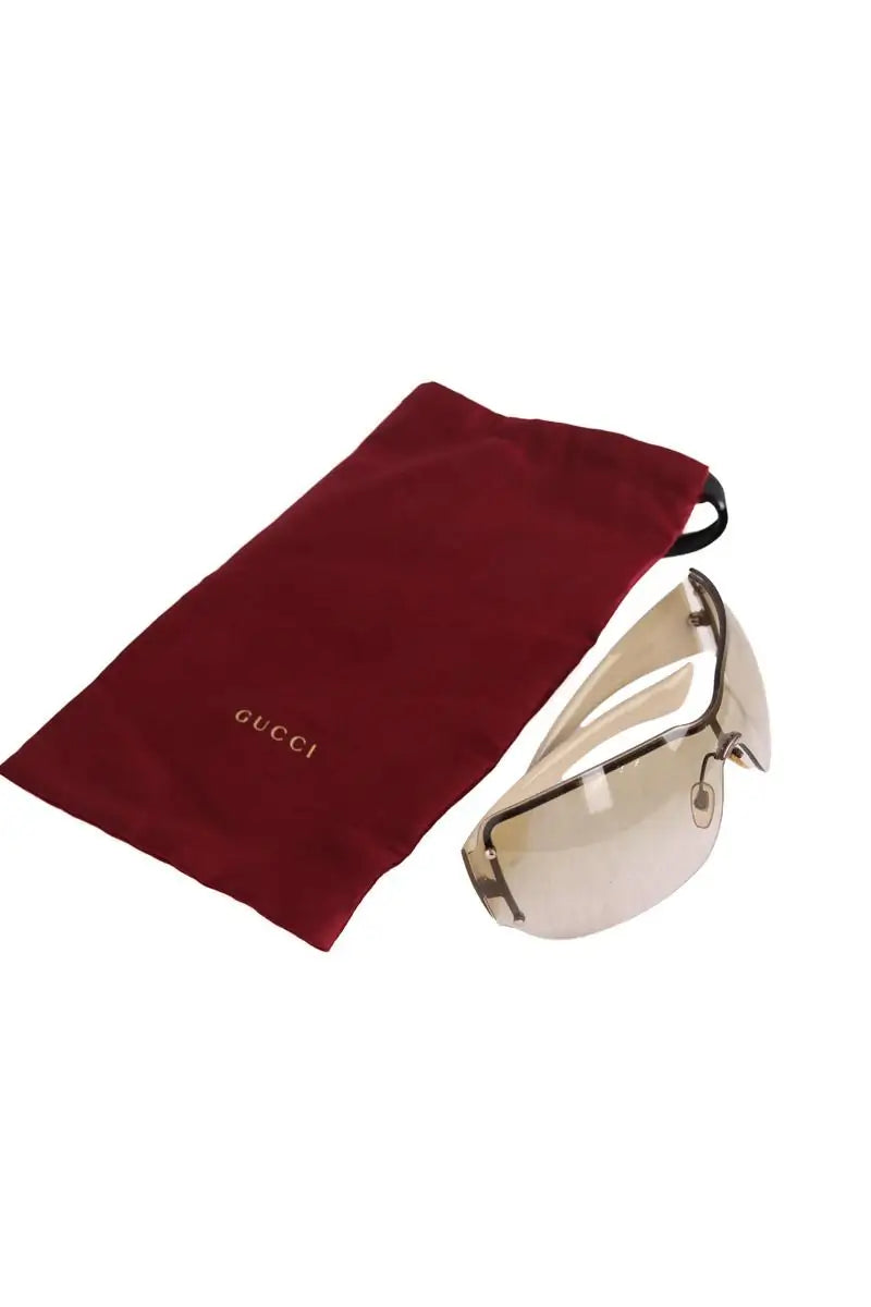 Lunettes de protection Gucci Beige en Plastique