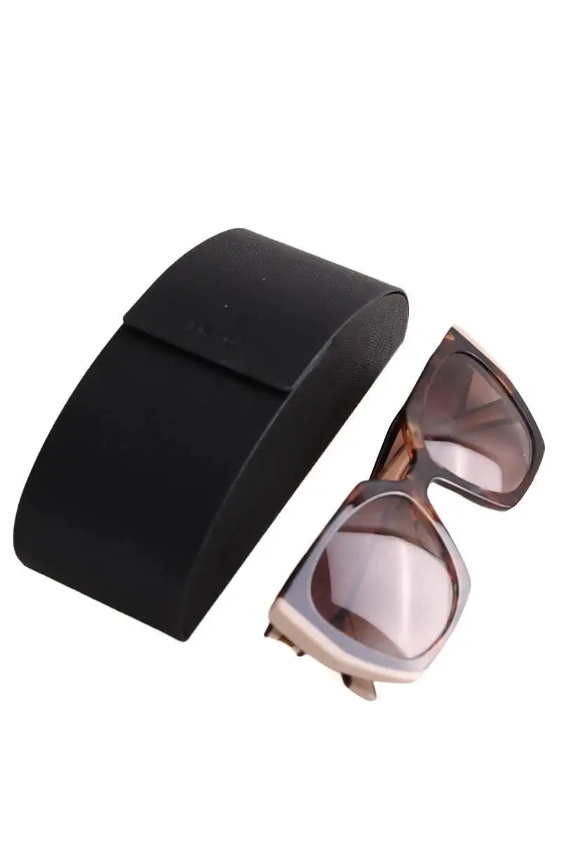 Lunettes de protection Prada Marron en Plastique