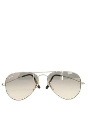 Lunettes de protection Ray-Ban Aviator Argent en Métal - Seconde Main