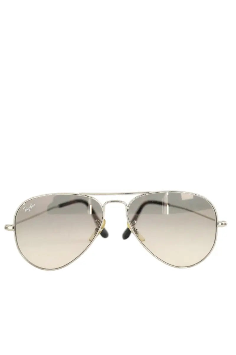 Lunettes de protection Ray-Ban Aviator Argent en Métal - Seconde Main