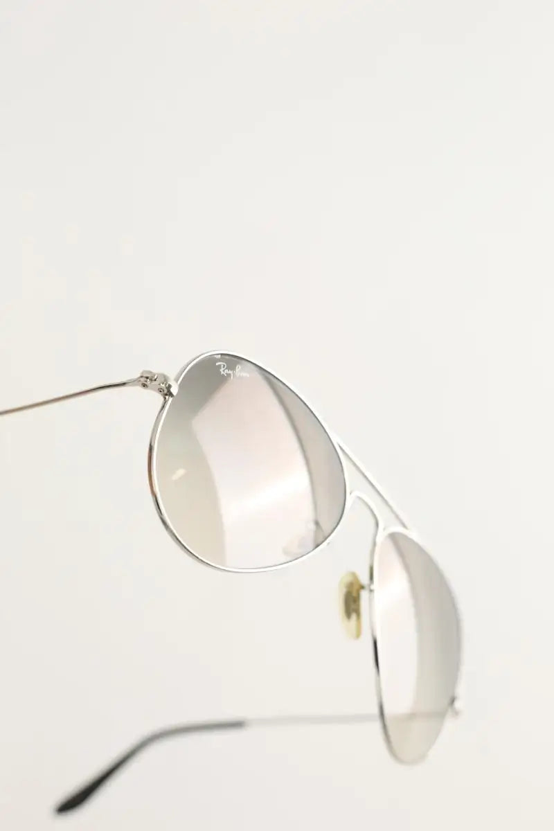 Lunettes de protection Ray-Ban Aviator Argent en Métal