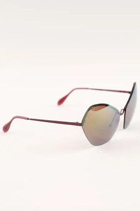 Lunettes de soleil Andy Wolf Marron en Plastique