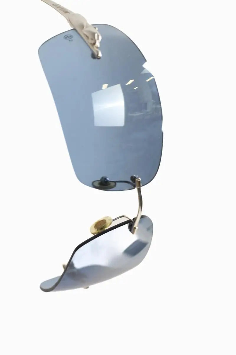 Lunettes de soleil Cartier Argent en Métal