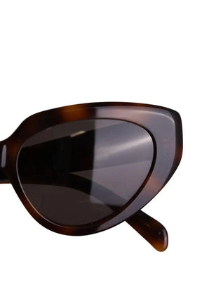 Lunettes de soleil Celine Marron en Plastique