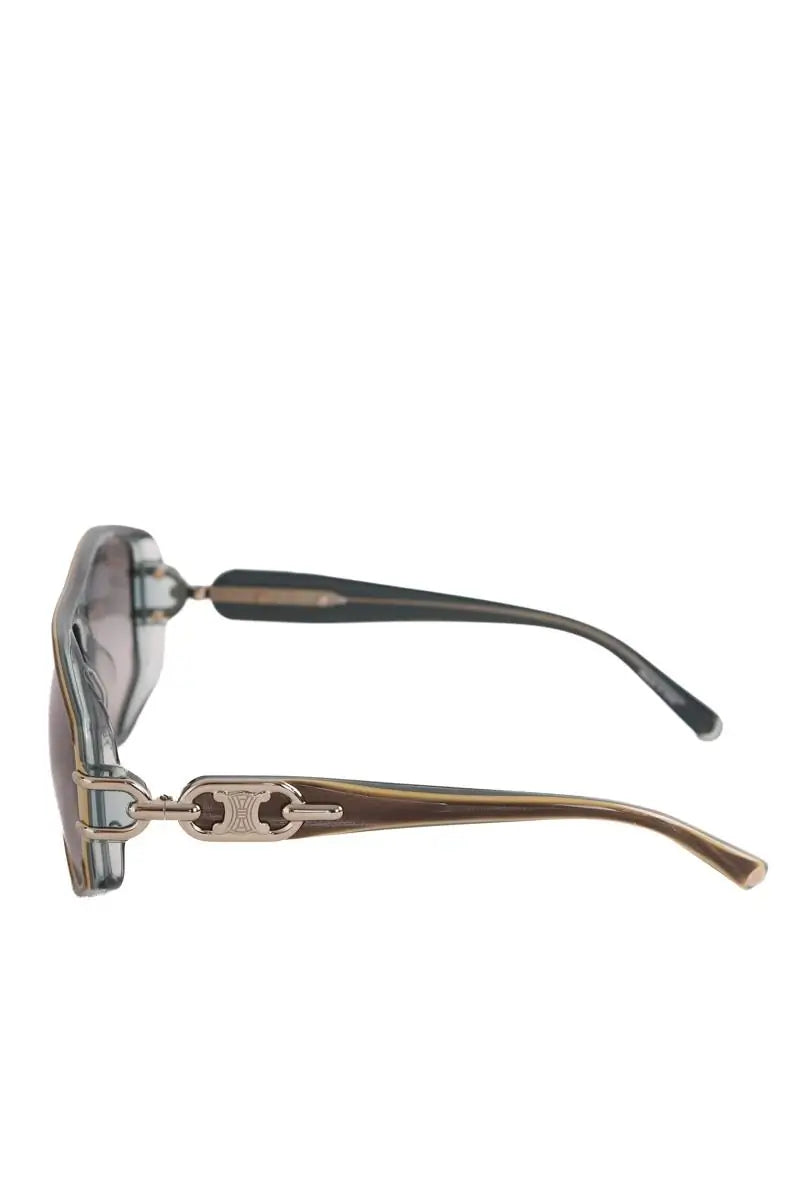 Lunettes de soleil Celine Marron en Plastique