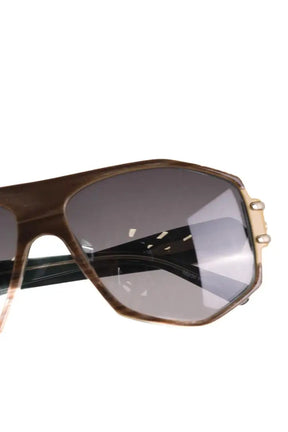 Lunettes de soleil Celine Marron en Plastique