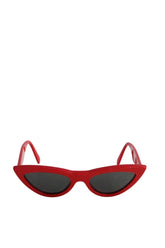 Lunettes de soleil Celine Rouge en Plastique - Seconde Main