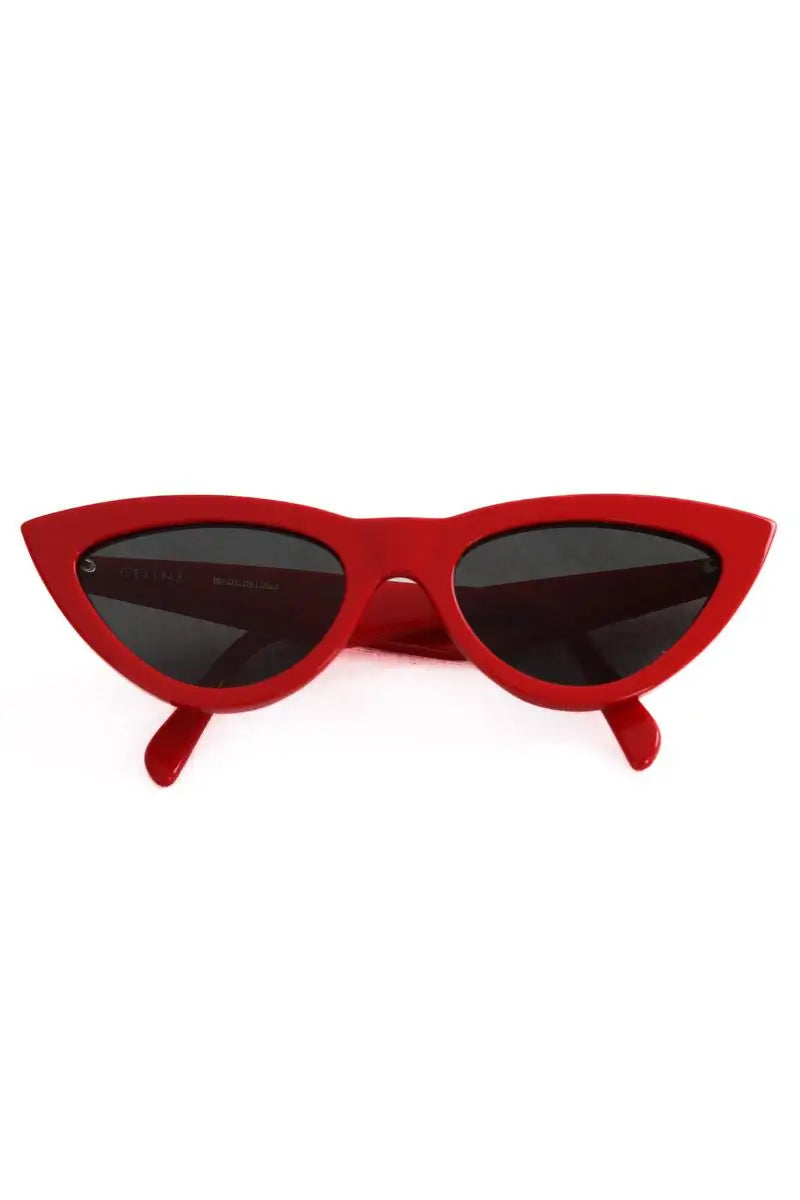 Lunettes de soleil Celine Rouge en Plastique