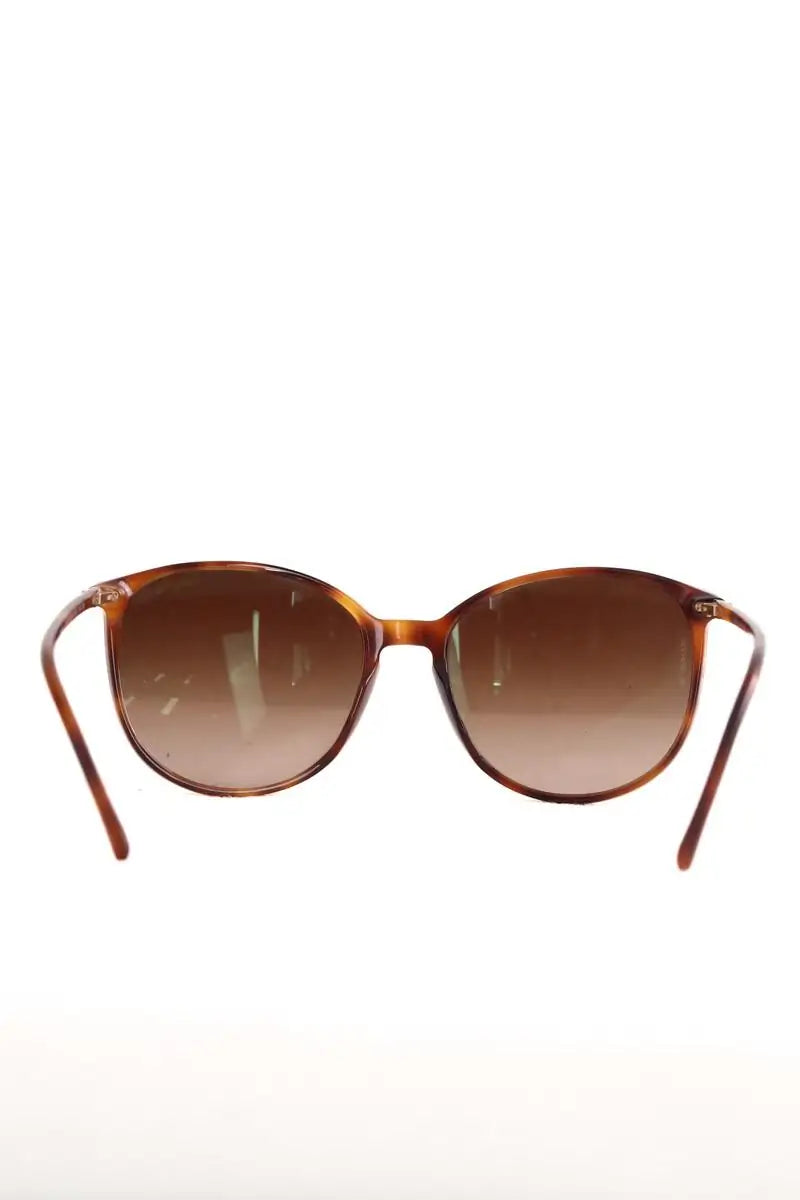 Lunettes de soleil Chanel Marron en Plastique